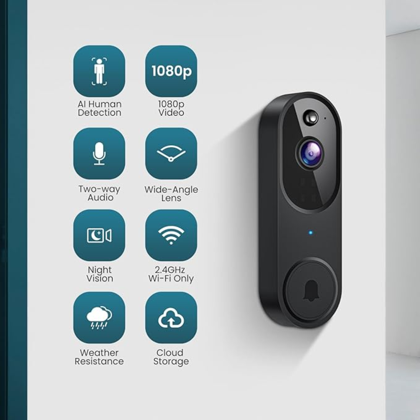 Home Wireless Smart WiFi Doorbell